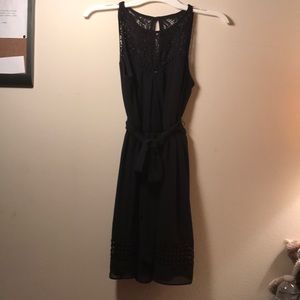 IZ BYER Black Dress
